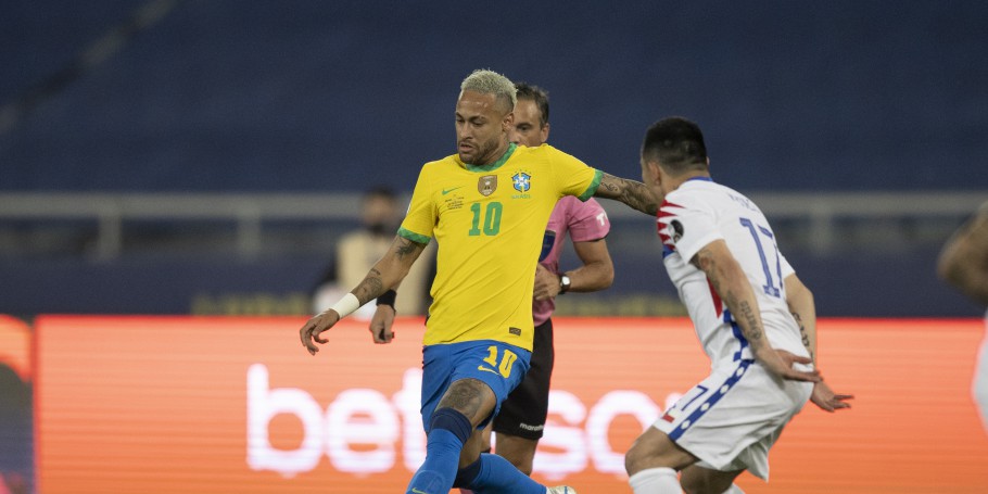 Brasil x Chile pelas qusrtas de final da Copa América 2021