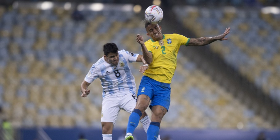 Brasil x Argentina pela final da Copa América 2021