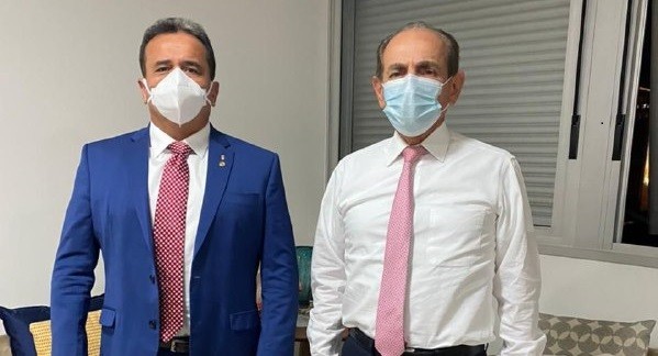 Deputado Henrique Pires esteve reunido com o senador Marcelo Castro&nbsp;