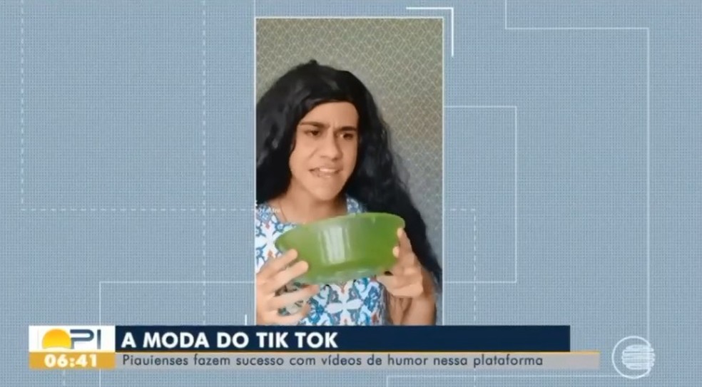 Leuriscléia é a personagem interpretada por Gutierrez — Foto: Reprodução /TV Clube