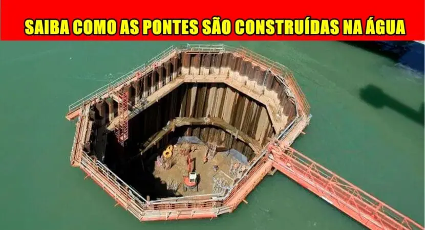 Como é a construção de pontes sobre a água? Conheça uma das obras de ...